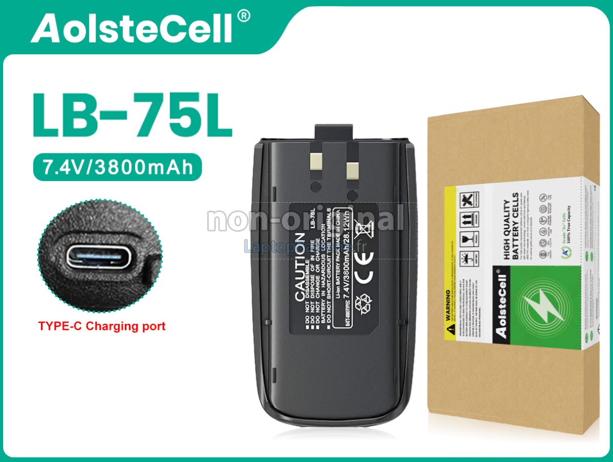 Batterie pour TYT TH-UV8000D