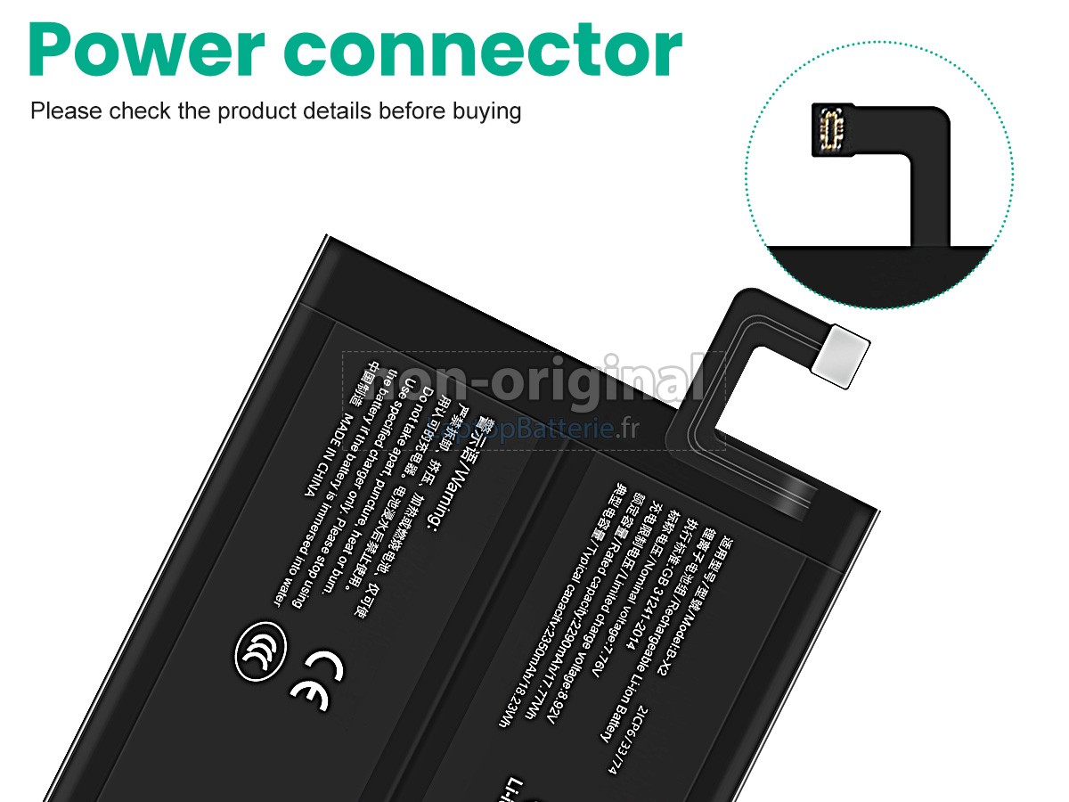 Batterie pour Vivo B-X2