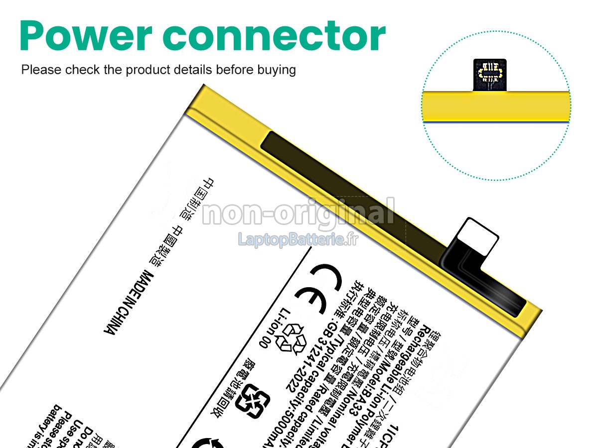 Batterie pour Vivo BA33