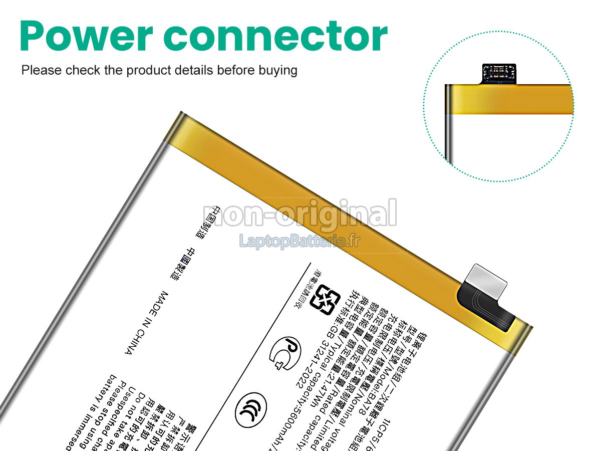 Batterie pour Vivo BA78