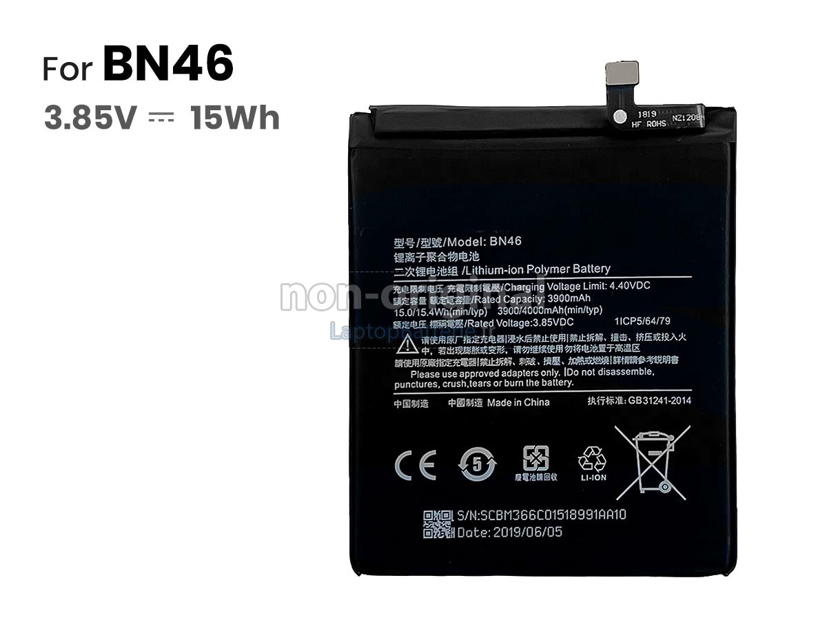 Batterie pour XiaoMi BN46(1ICP5/64/79)