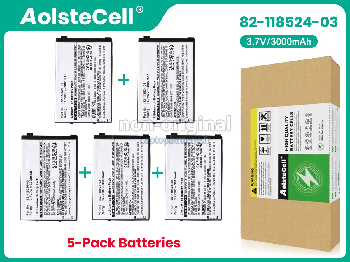 Batterie pour Zebra BTRY-MCXX-3080-01R