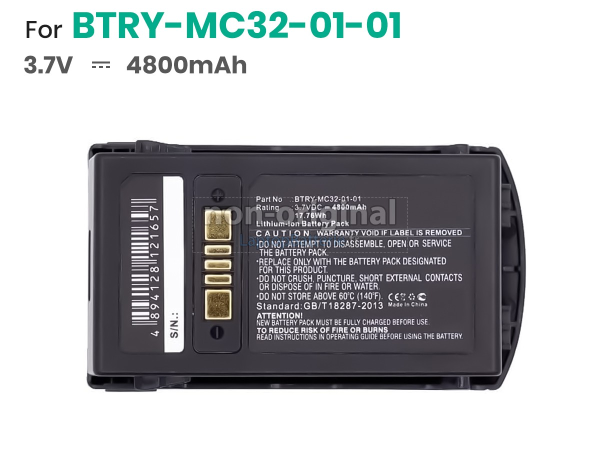 Batterie pour Zebra BTRY-MC33-27MA