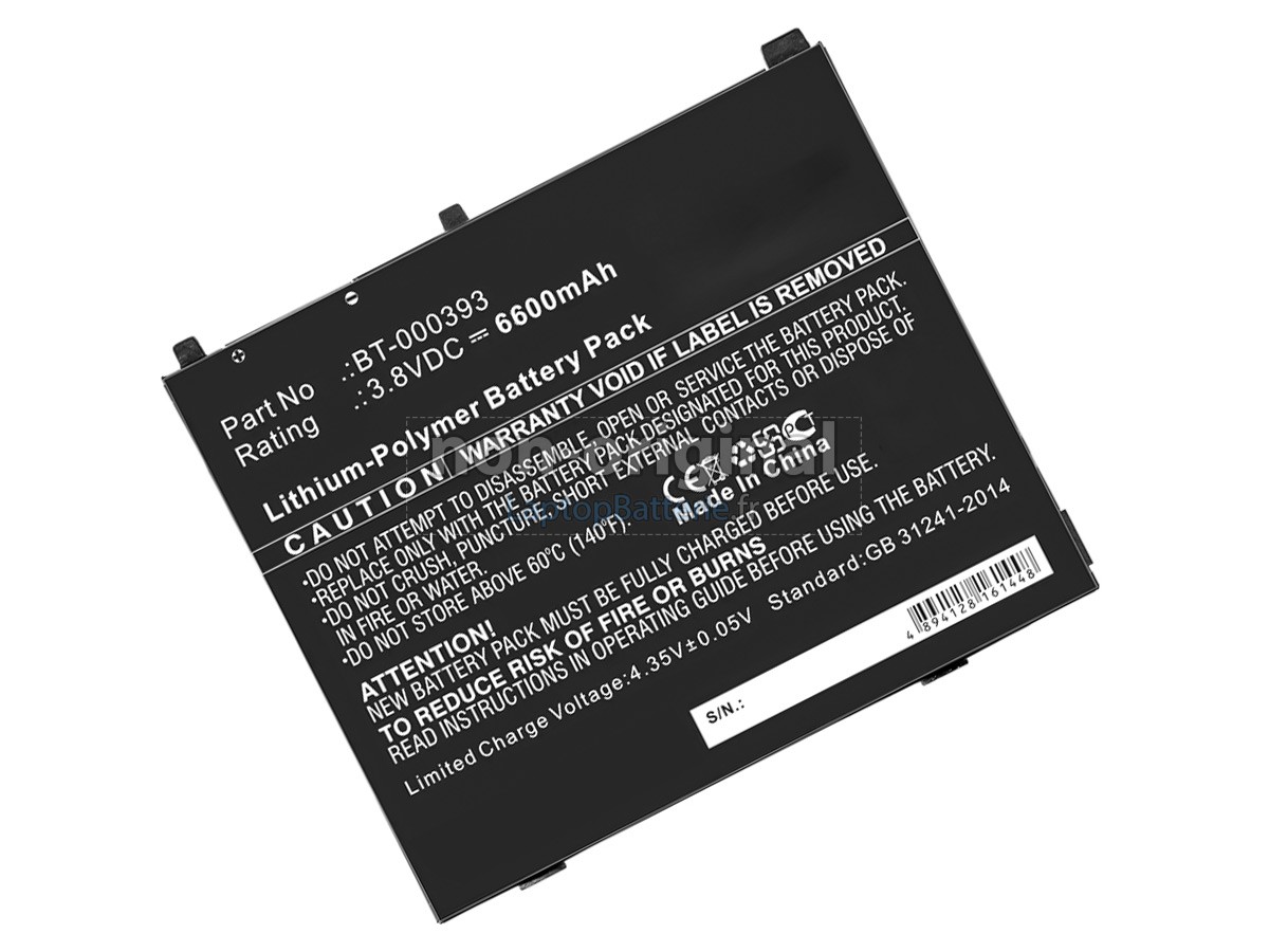 Batterie pour Zebra BT-000393-00
