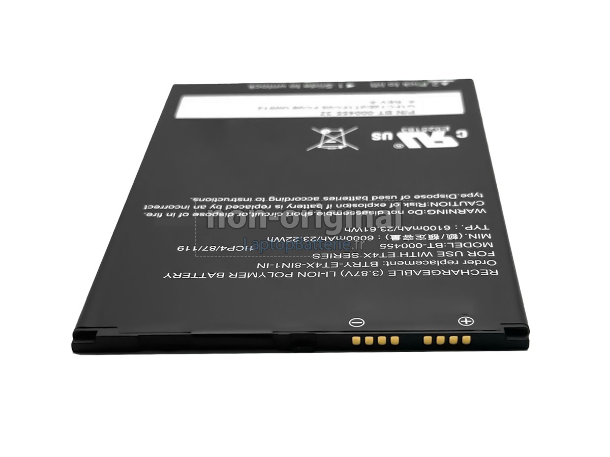 Batterie pour Zebra BT-000455(1ICP4/87/119)