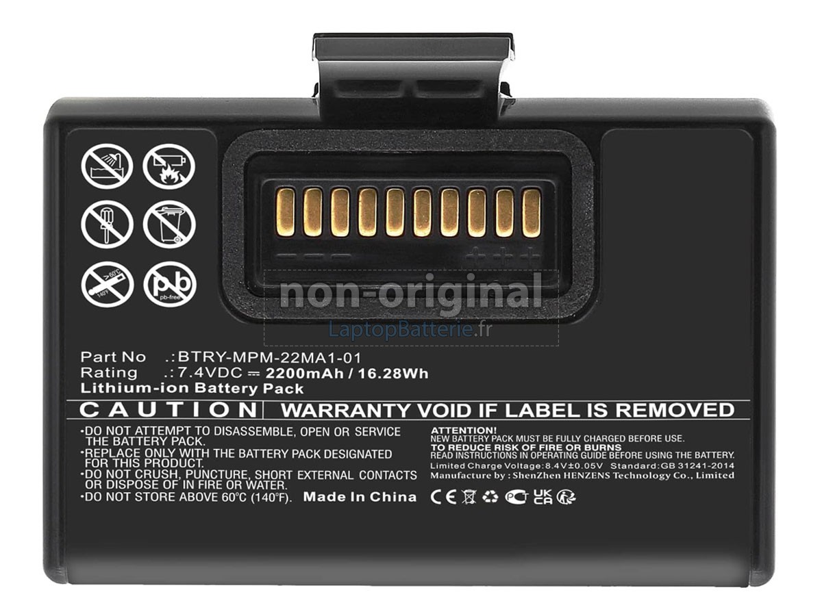 Batterie pour Zebra BTRY-MPM-22MA1-01