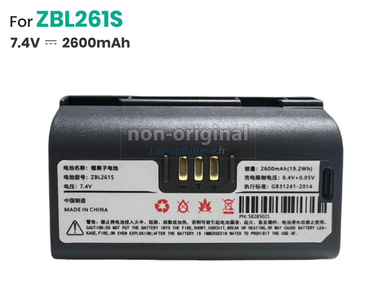 Batterie pour Zicox CS3