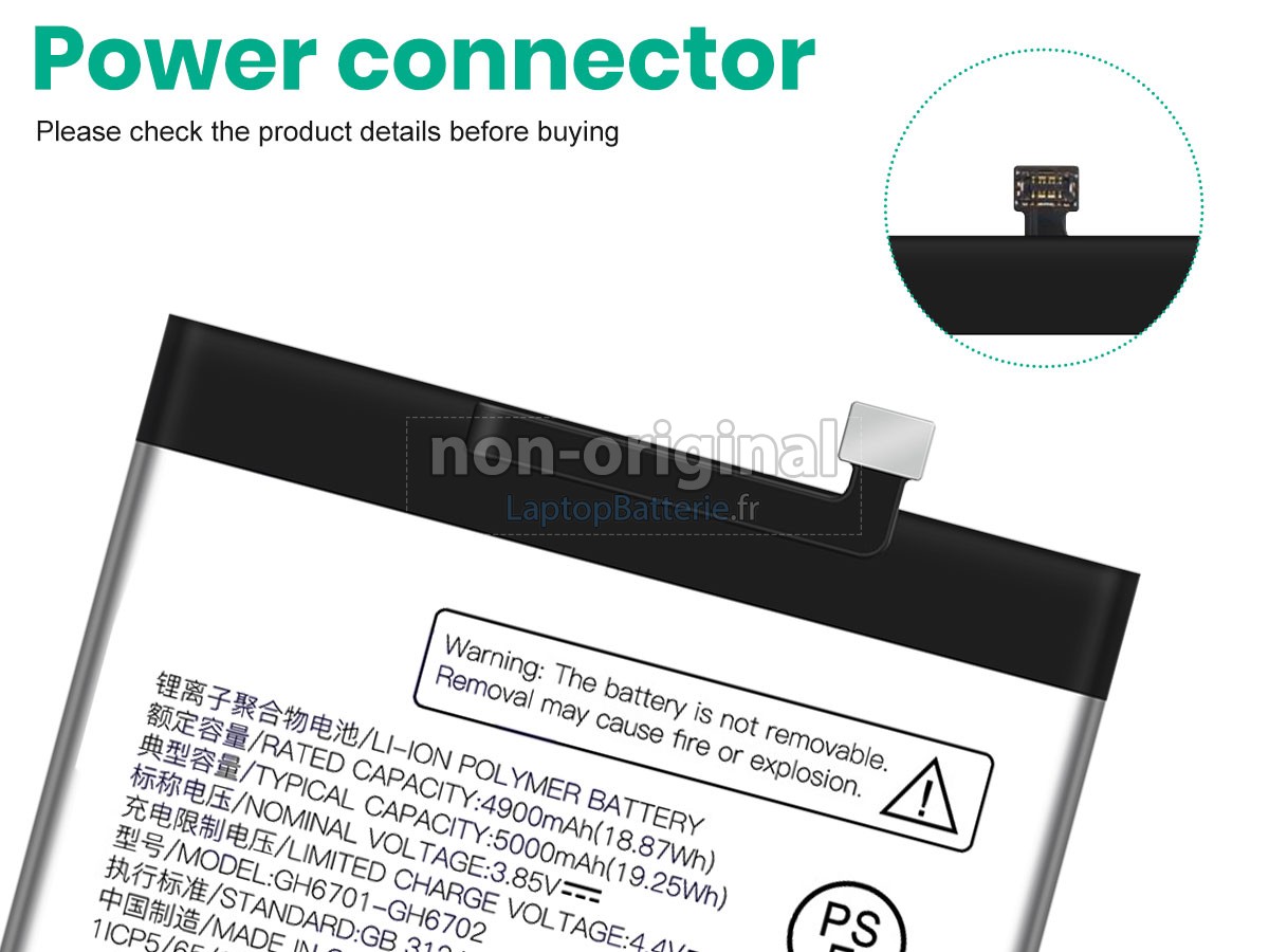 Batterie pour ZTE GH6701-GH6702