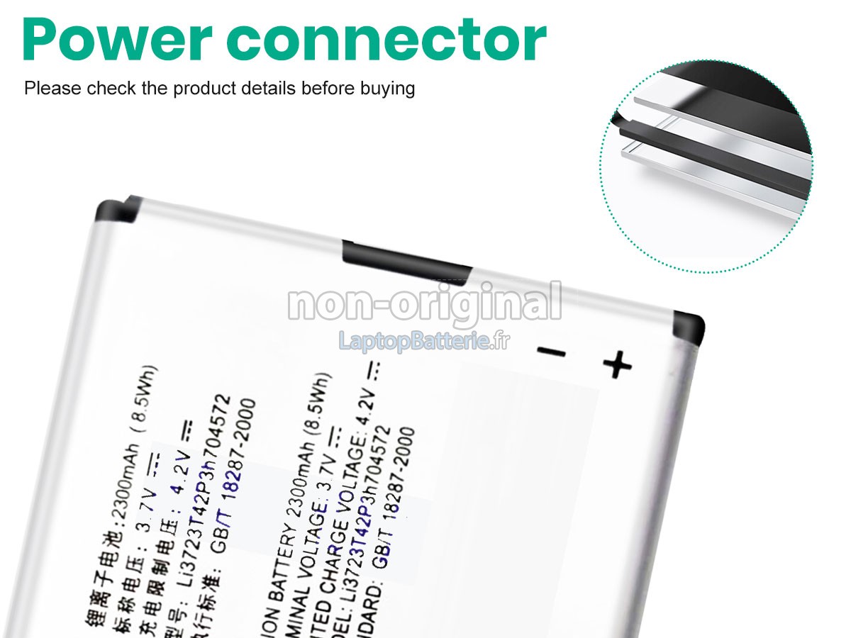 Batterie pour ZTE LI3723T42P3H704572