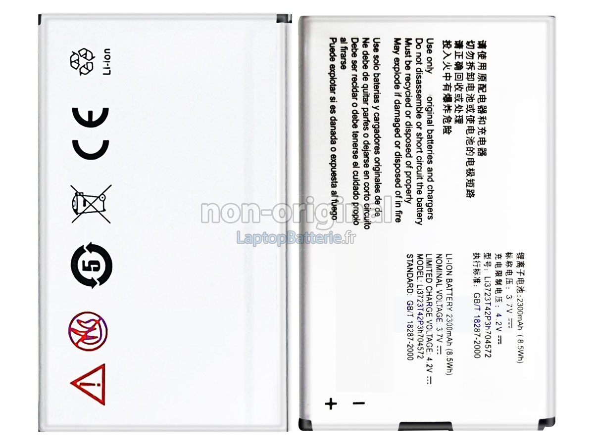 Batterie pour ZTE LI3723T42P3H704572